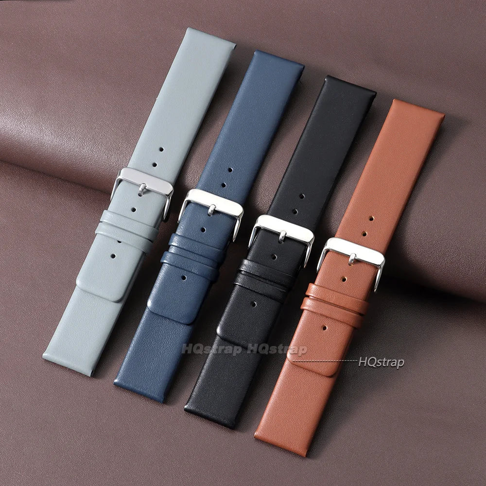 CowLost | watch-bands-product_id-ultra-thin-cowhide-leather-watchband-18mm-22mm-with-pin-buckle-brown-blue-black |7