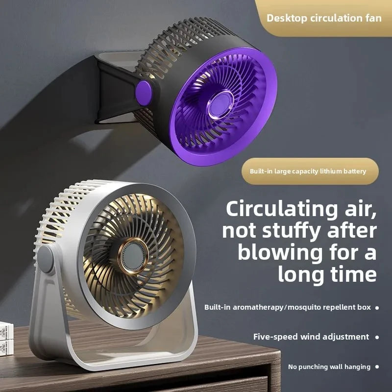 CowLost | product_id-homfish-usb-ultra-quiet-desktop-circulating-fan-with-mosquito-repellent-for-home-and-office |3