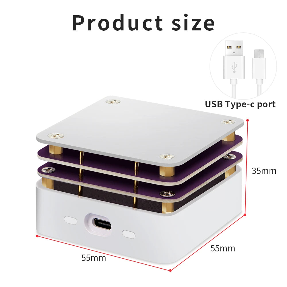 PD 65W Type-C Digital Display Constant Temperature Mini Heating Table for Soldering Repair