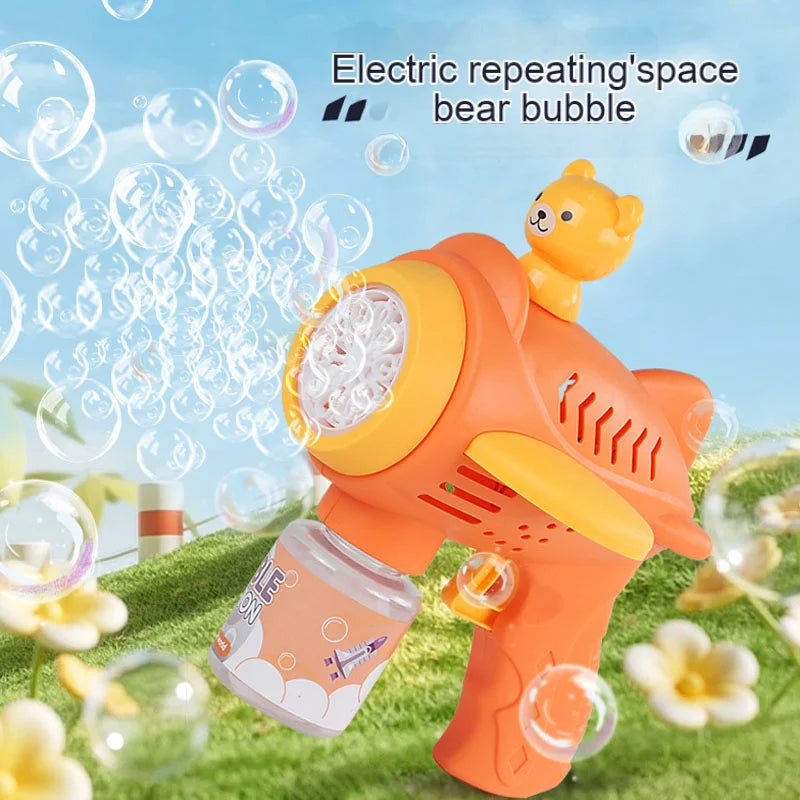 CowLost | product_id-little-bear-automatic-bubble-gun-toy-with-light-for-kids-summer-outdoor-party-gift |1