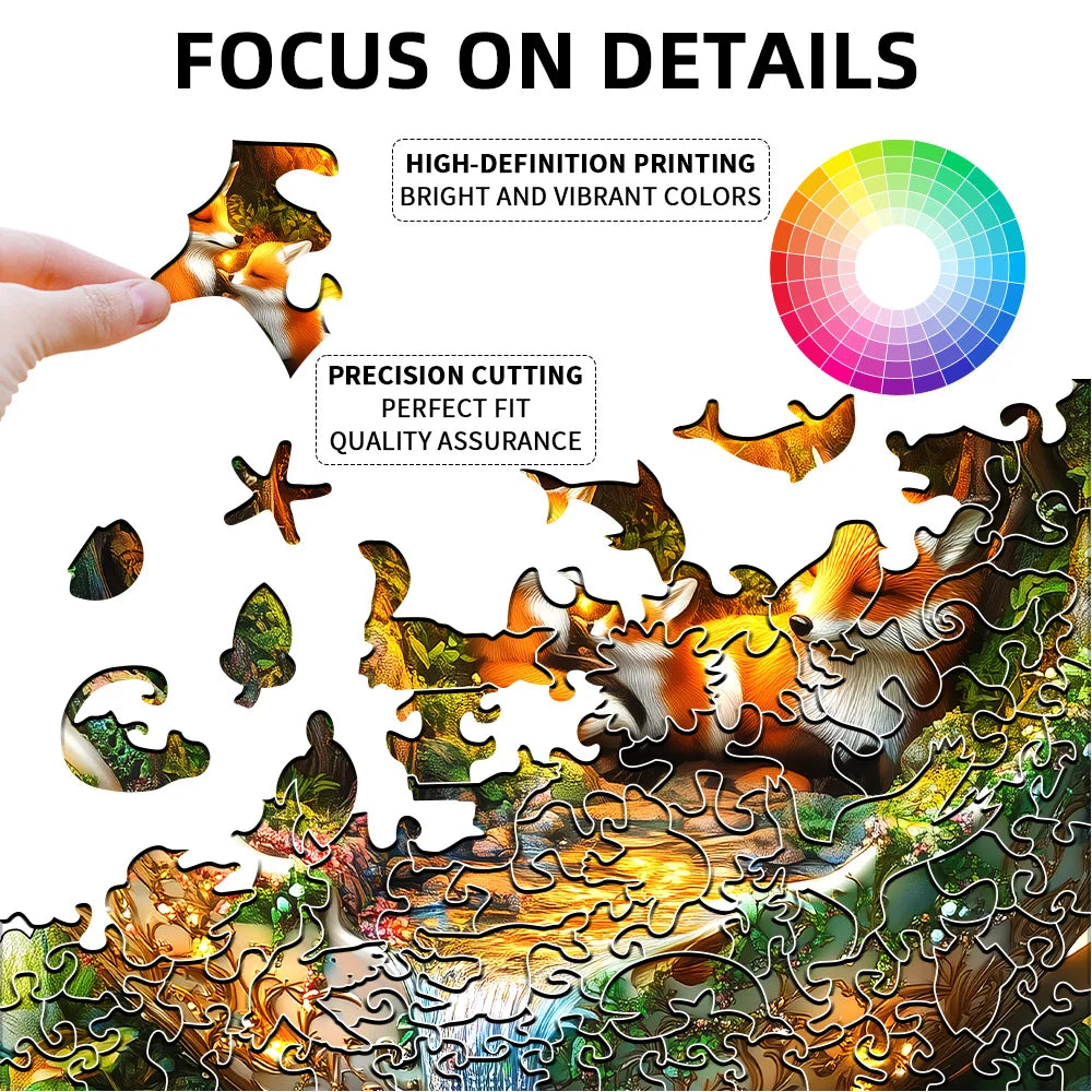 CowLost | product_id-challenging-wooden-forest-wildlife-jigsaw-puzzle-for-family-fun-and-decor |4