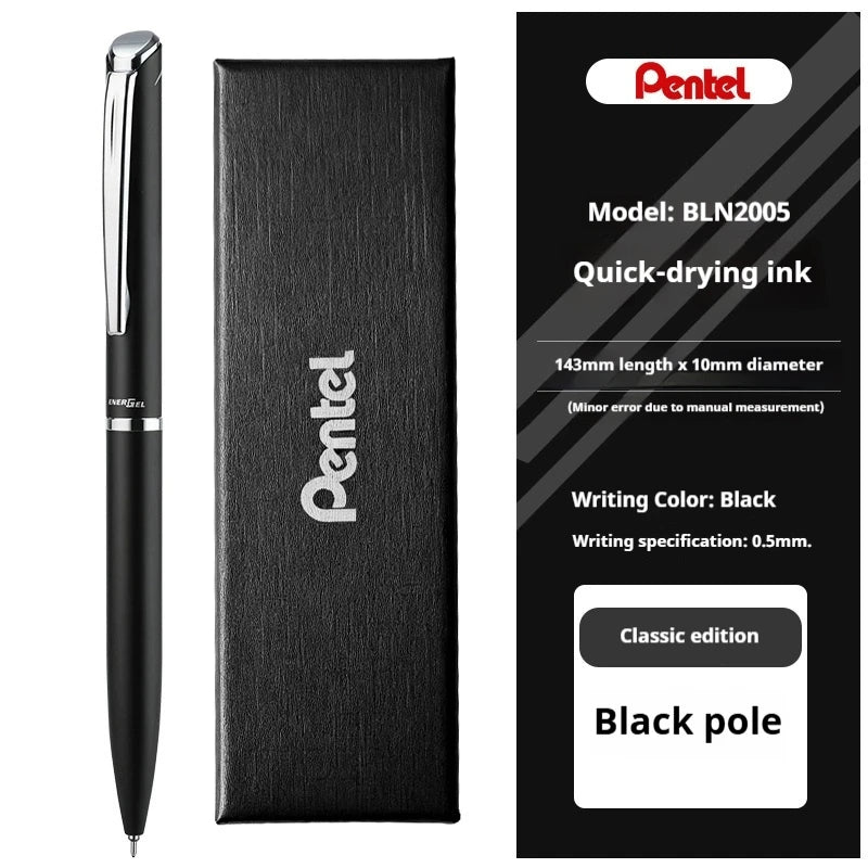 CowLost | product_id-pentel-bln2005-all-metal-gel-pen-low-center-gravity-assorted-colors-black-ink-rotary-signing-pen-for-meetings-and-planning |21