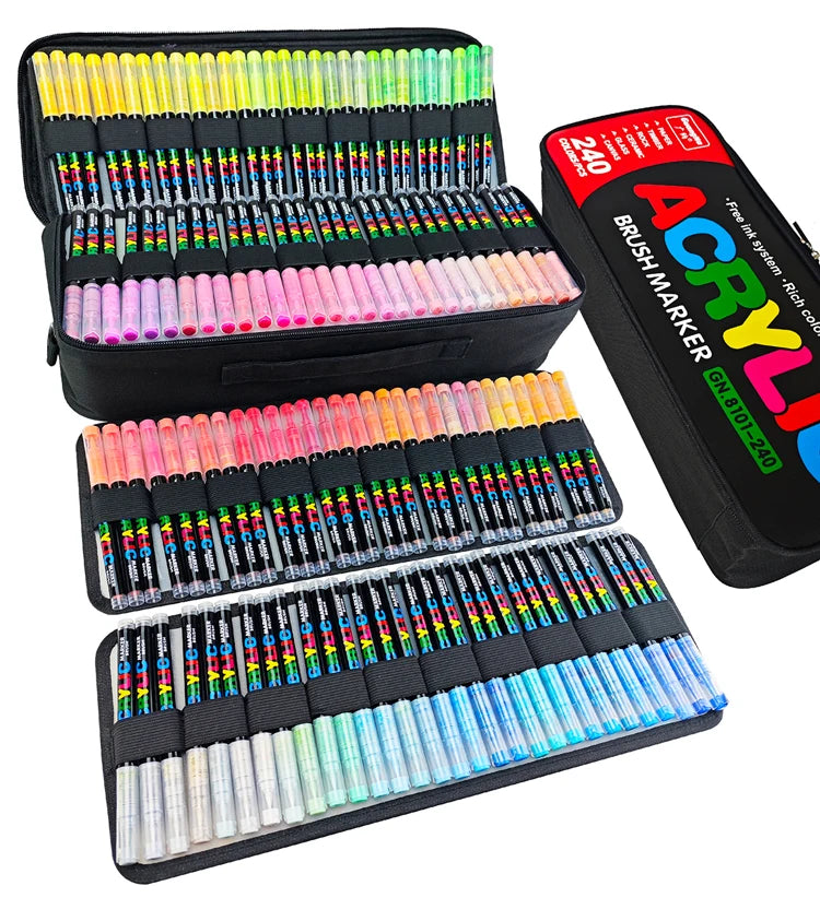 CowLost | markers-product_id-acrylic-paint-soft-brush-markers-set-for-wood-stone-canvas |31