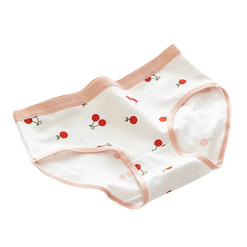 CowLost | product_id-ollymurscn-women-low-waist-cotton-briefs-cherry-print-m-xl |14
