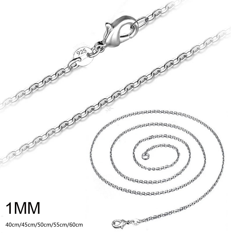 CowLost | handbags-5pcs-925-sterling-silver-1mm-rolo-chain-necklaces-16-24 |2