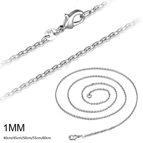 CowLost | handbags-5pcs-925-sterling-silver-1mm-rolo-chain-necklaces-16-24 |2