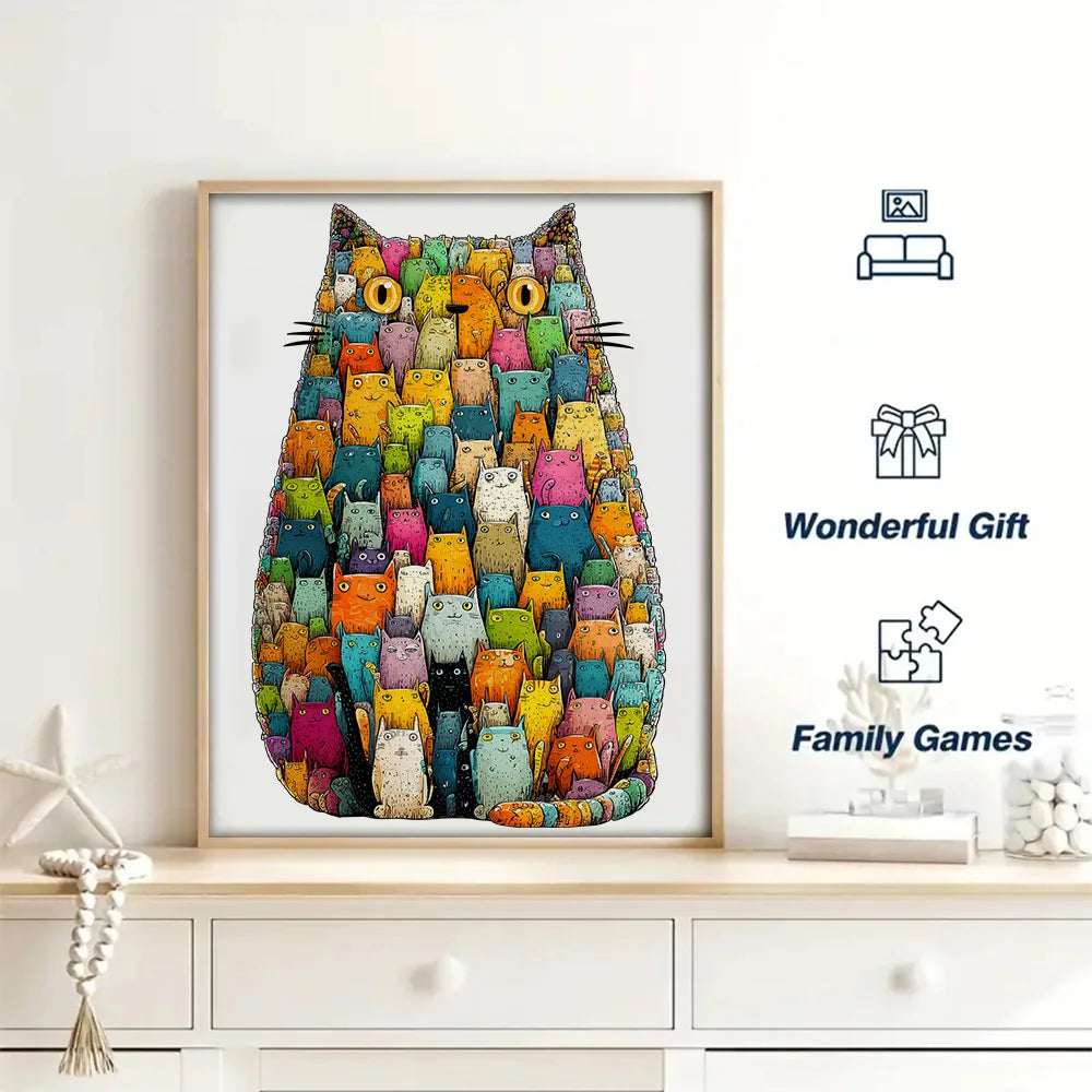 CowLost | product_id-colorful-cat-wooden-jigsaw-puzzle-large-unique-shape-difficulty-5 |3
