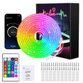 40M/30M RGB LED Neon Rope Lights, Music Sync, App & Remote Control, Waterproof Indoor Outdoor