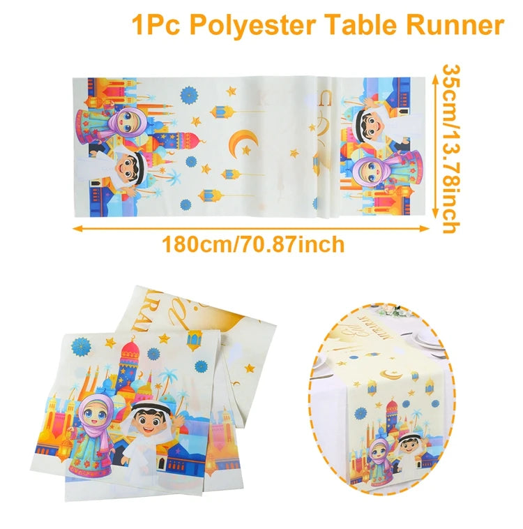 CowLost | ramadan-table-runner-eid-mubarak-decoration |27