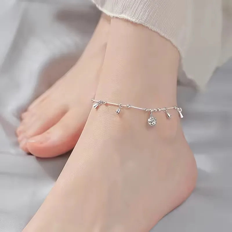 CowLost | handbags-sam-panda-925-sterling-silver-butterfly-zircon-tassel-anklet-for-women |46