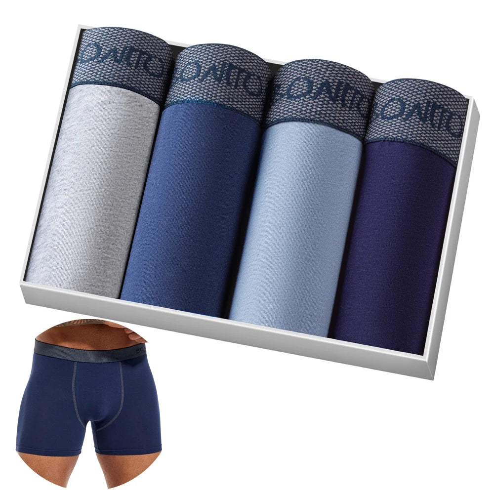 CowLost | activewear-pants-4pcs-mens-cotton-boxer-underpants |27