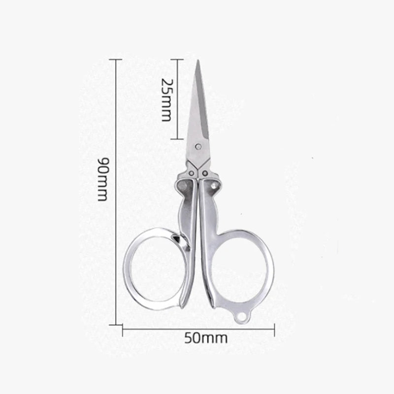 1/3pcs Stainless Steel Foldable Scissors