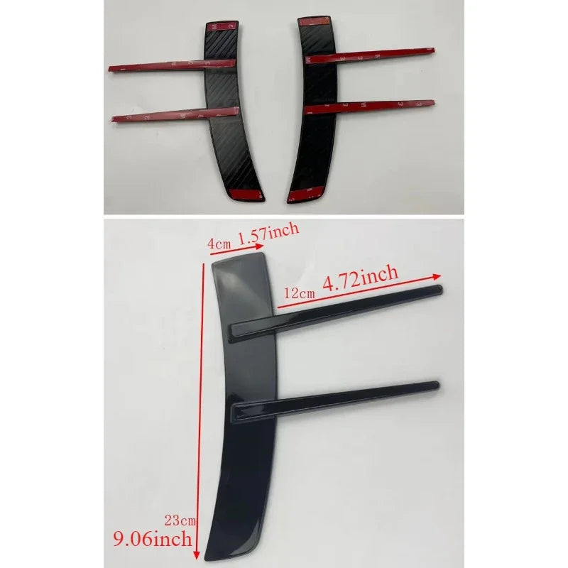 CowLost | product_id-2pcs-23cm-front-bumper-vent-stickers-for-benz-a-class-w177-side-splitters |3