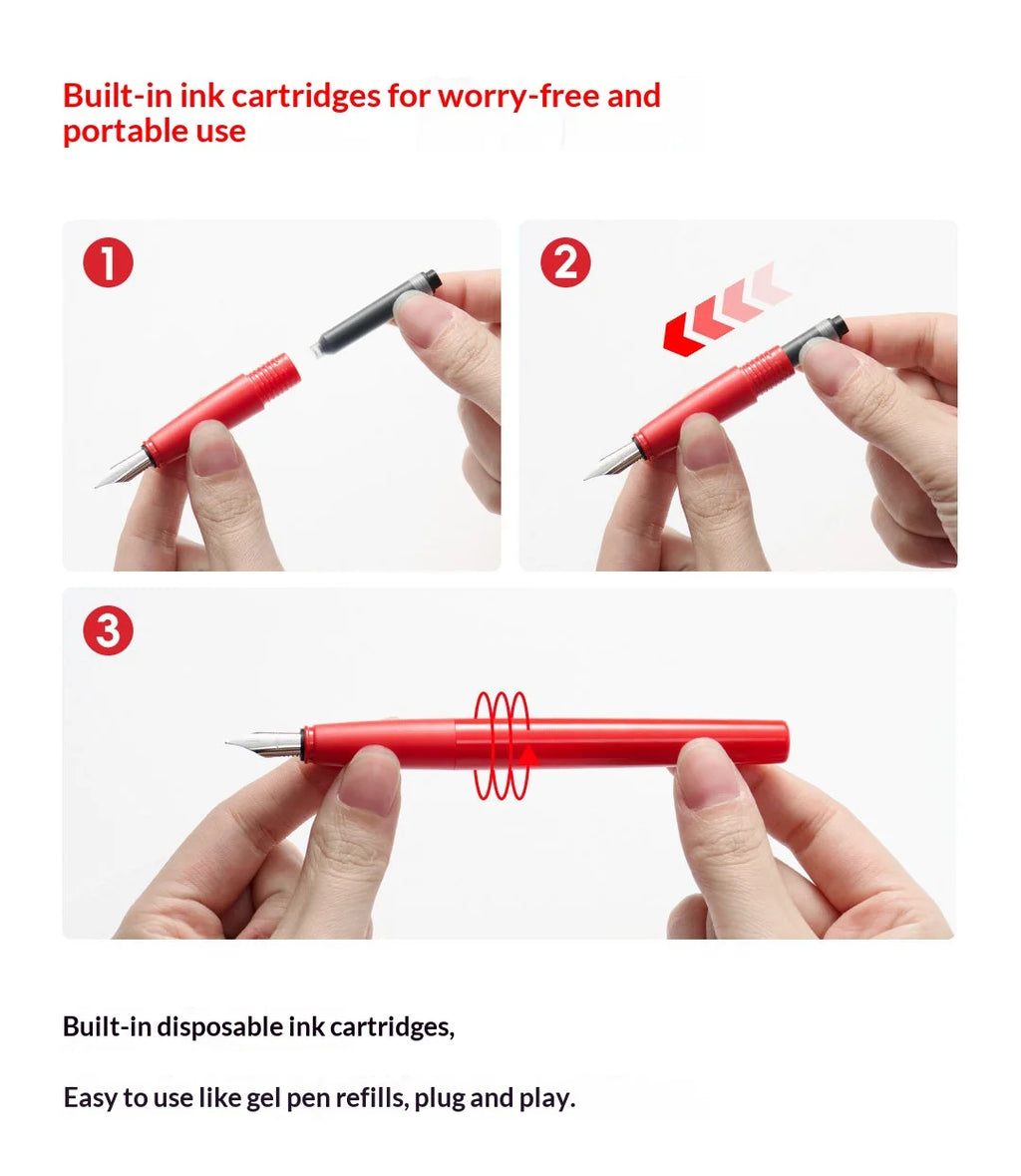 CowLost | product_id-kaco-retro-coca-cola-mellow-fountain-pen-extra-fine-0-38mm-with-built-in-cartridge |15