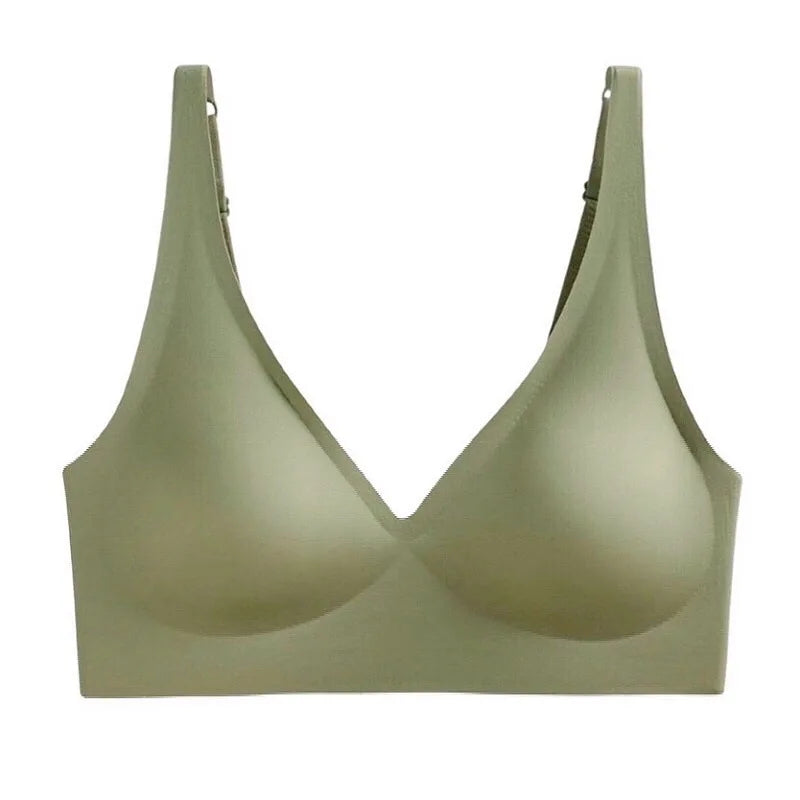 CowLost | 3pcs-set-seamless-bras-wire-free-brassiere-women-underwear-female-sexy-lingerie-plunge-underwear-sleepwears-intimates |6