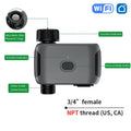 WiFi Smart Garden Water Timer 1-Zone Programmable Irrigation Valve with APP Control