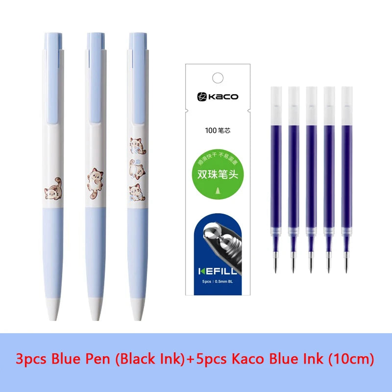CowLost | product_id-kaco-k7-kawaii-gel-pen-0-5mm-black-ink-cute-cat-design-quick-dry-stationery |28