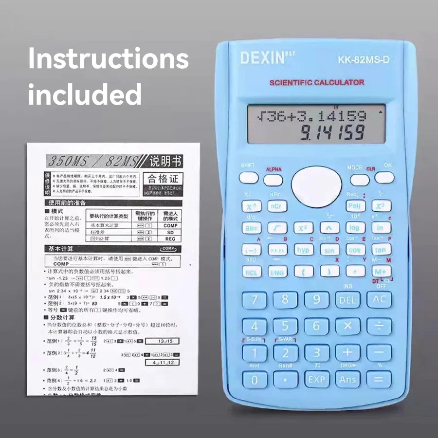CowLost | portable-dual-row-screen-multi-functional-scientific-function-calculator |2