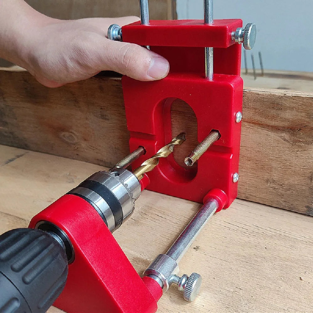 CowLost | product_id-aluminum-alloy-woodworking-drill-locator-guide-dowel-jig-labor-saving-plastic-steel-auto-line |9