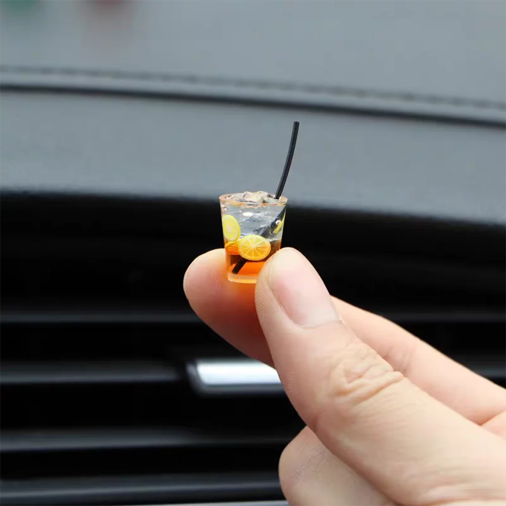 CowLost | product_id-funny-mini-drink-cup-car-ornament-iced-americano-tea-console-decoration-gift |11