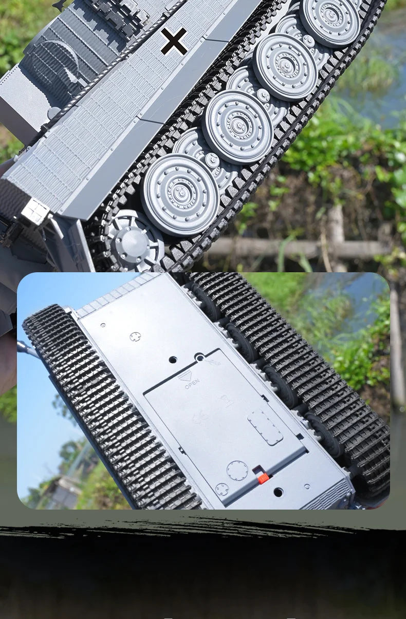 CowLost | intercom-accessories-taigen-1-24-rc-tiger-i-battle-tank-radio-control-toy |12
