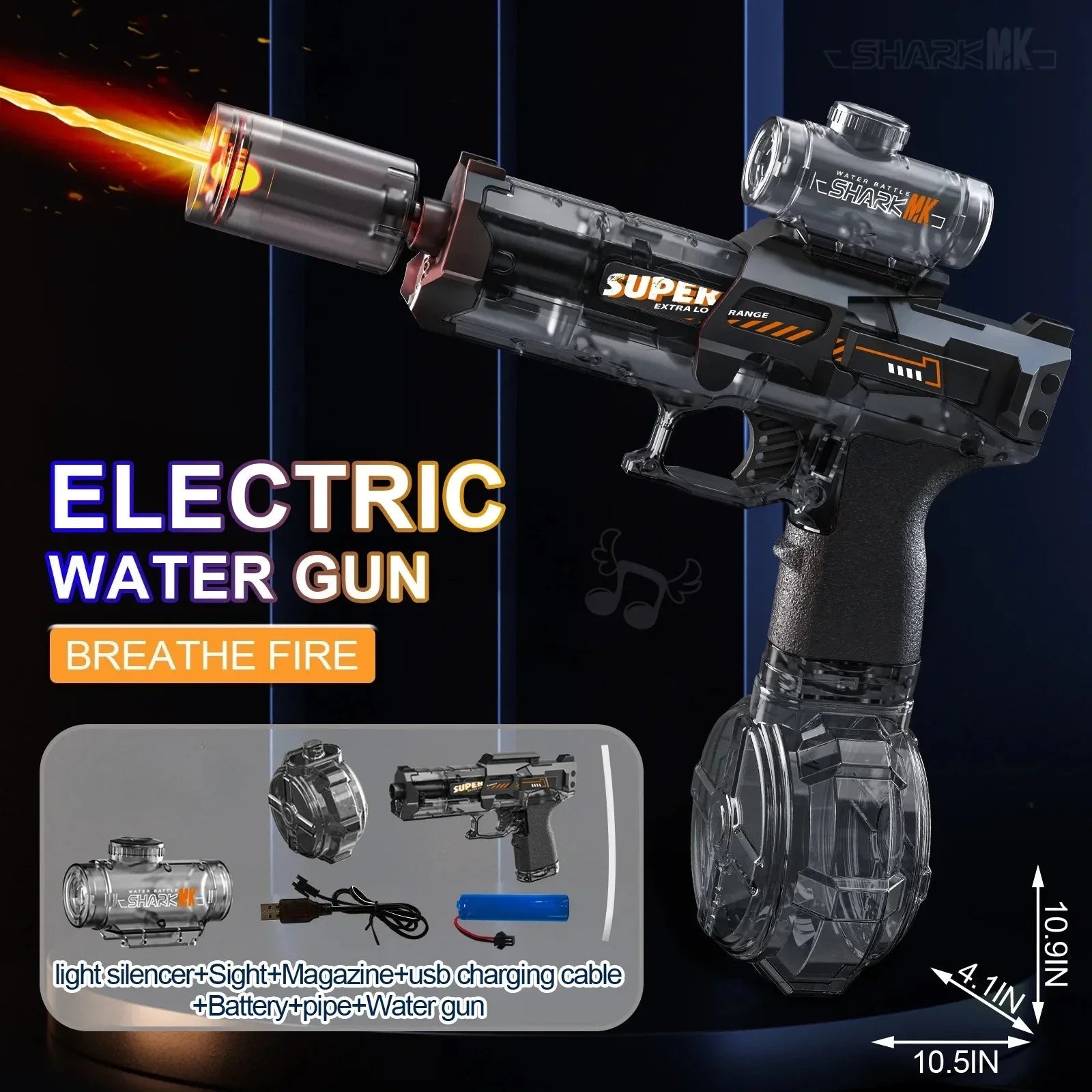 CowLost | product_id-electric-water-gun-toy-with-simulated-firing-recoil-and-sensor-lights-for-kids |16