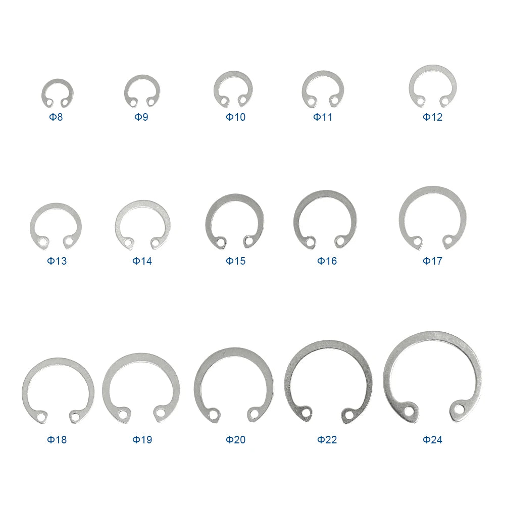 CowLost | nindejin-c-type-internal-circlip-retaining-rings-assortment-kit-for-hole-stainless-steel |5