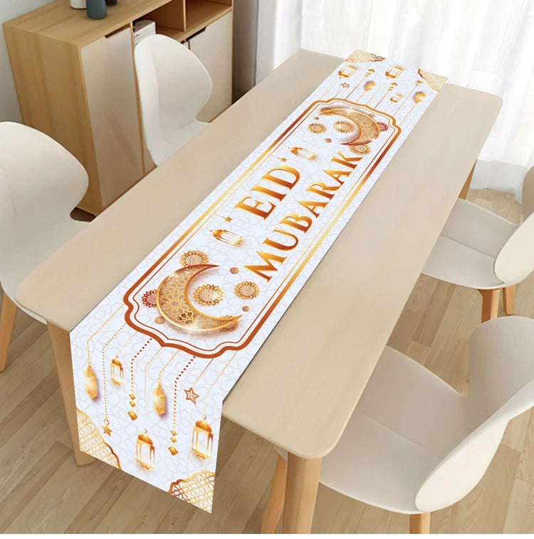 CowLost | ramadan-table-runner-eid-mubarak-decoration |50