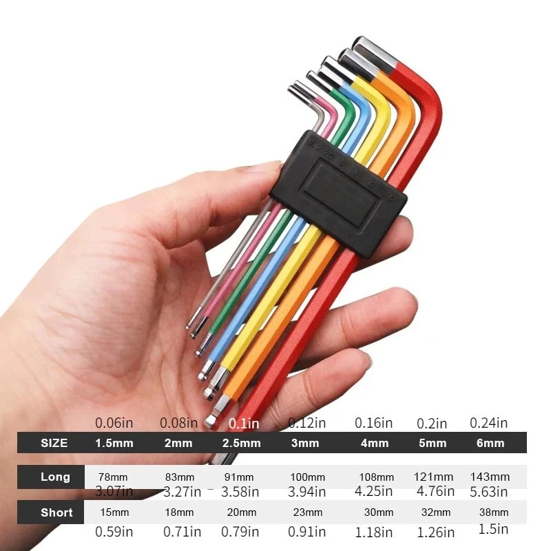 CowLost | product_id-7pcs-colorful-bike-hex-key-set-1-5-6mm-mtb-road-repair-tools |3