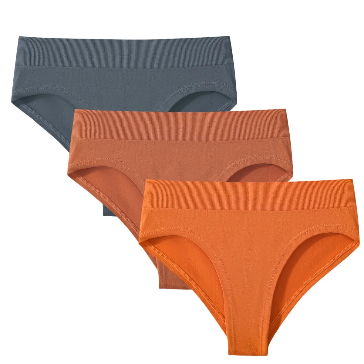 CowLost | product_id-3pcs-womens-high-rise-solid-color-briefs-panties-plus-size-s-3xl |13