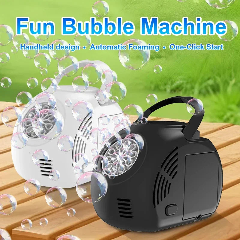 CowLost | product_id-portable-bubble-machine-toy-for-kids-outdoor-entertainment-wedding-birthday-gift-no-battery-needed |2
