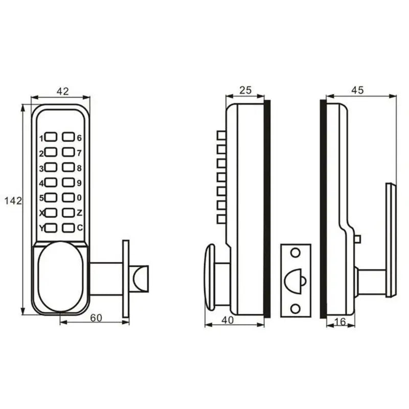 CowLost | locks-keys-product_id-3rd-gen-waterproof-mechanical-keypad-door-lock-keyless-deadbolt-digital-combination-lock |6