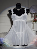 CowLost | pink-sexy-lingerie-sweet-intimate-dress-women-lace |14