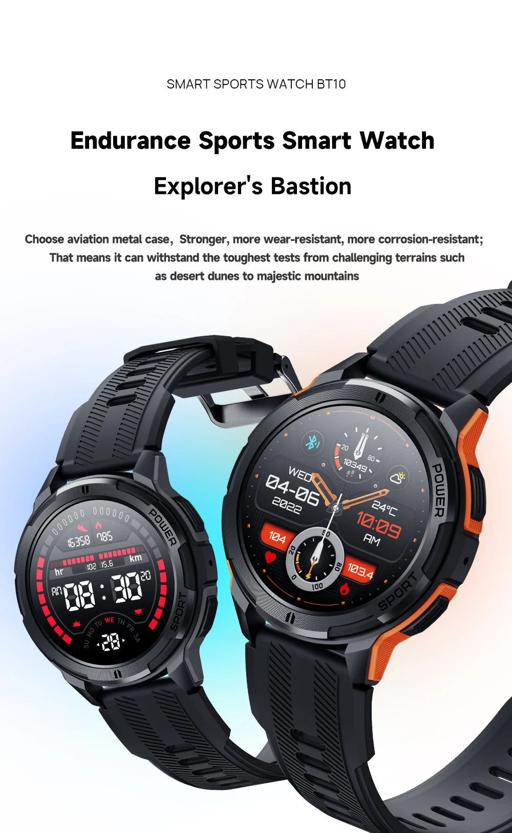 CowLost | oukitel-smartwatch-bt10-watch-1-43-amoled-display-410mah |6