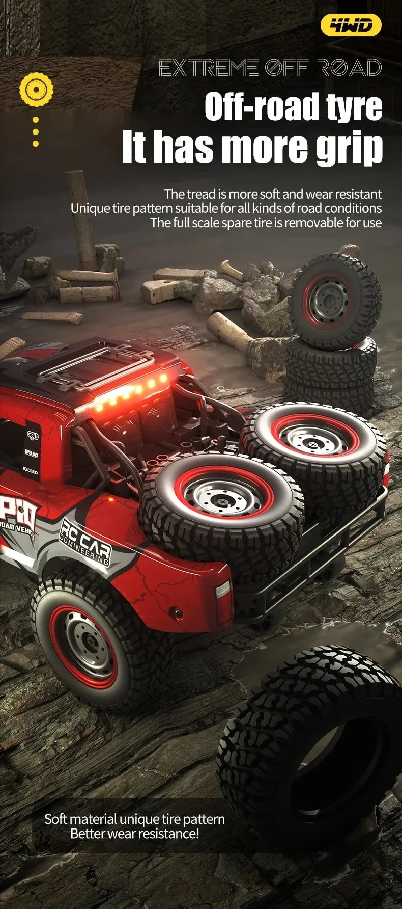 CowLost | fencing-barriers-jjrc-q130-4wd-1-16-rc-car-with-brushless-motor-and-led-lights |13