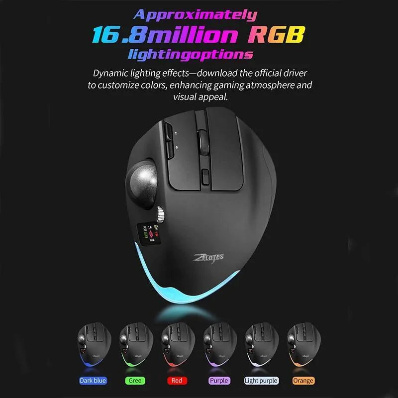CowLost | product_id-jomaac-tri-mode-wireless-ergonomic-trackball-mouse-with-8-programmable-buttons-rgb-backlight-display-screen |4