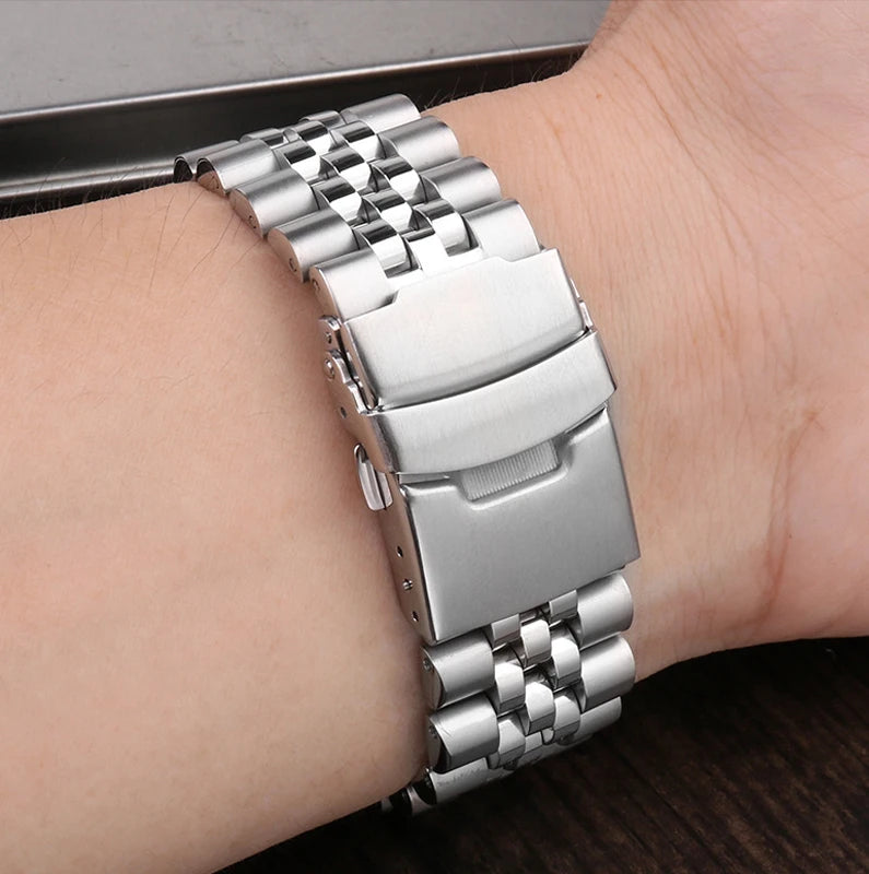 CowLost | product_id-stainless-steel-curved-end-watchband-with-solid-buckle-for-seiko-srpa21-srp777-srpc25-srp773-jubilee-bracelet |6