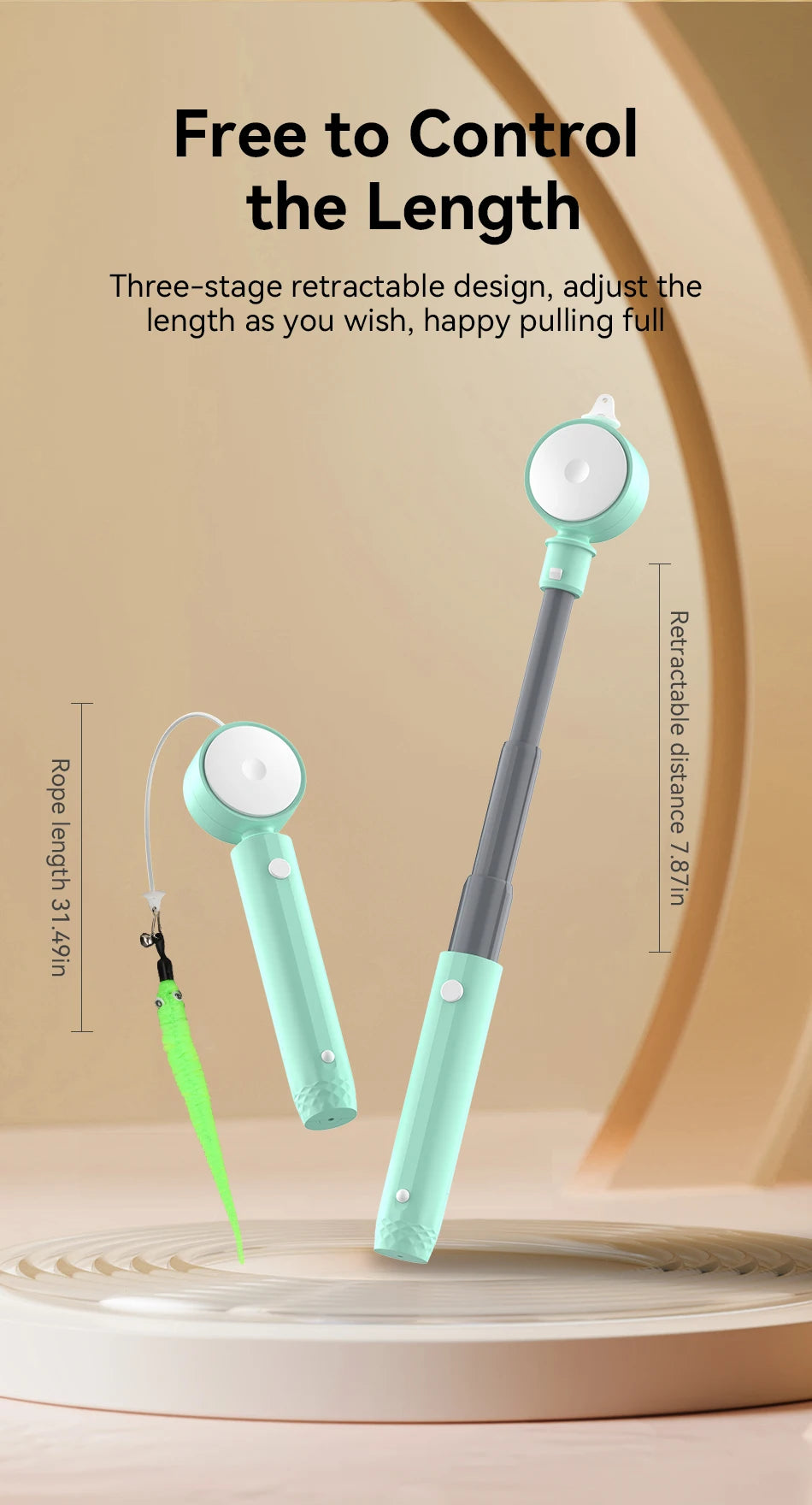 CowLost | cat-treats-rojeco-interactive-retractable-cat-laser-toy-with-feather-teaser |10