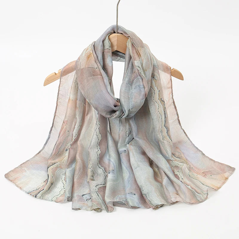 CowLost | bohemian-print-women-watercolor-soft-muslim-hijab |39