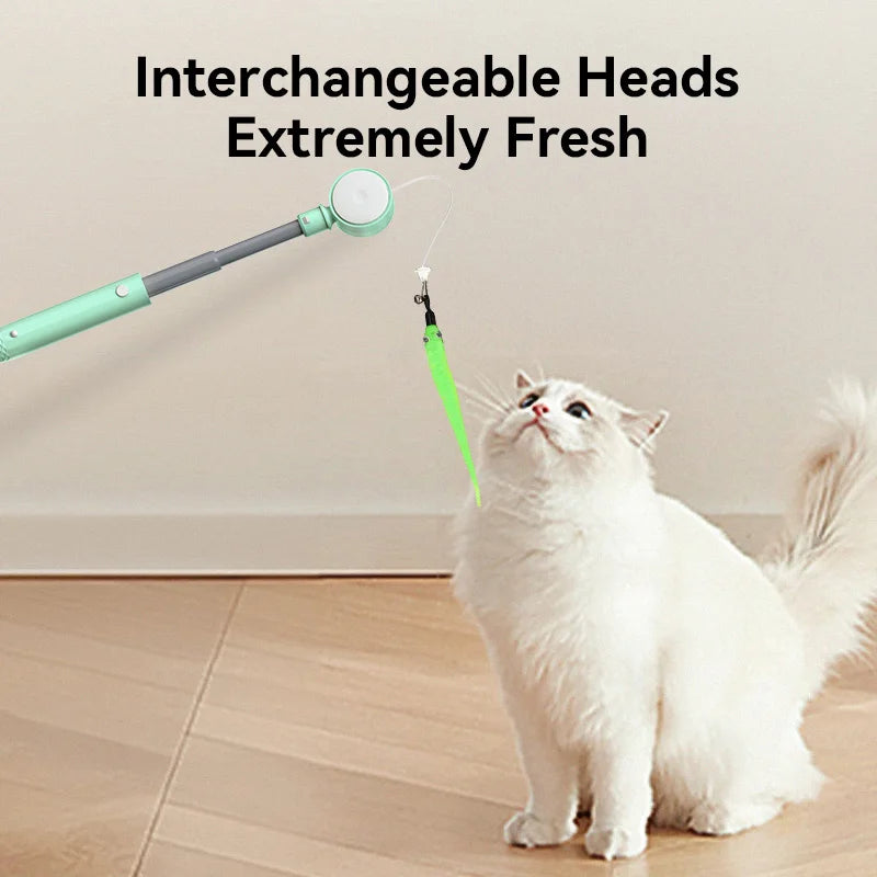 CowLost | cat-treats-rojeco-interactive-retractable-cat-laser-toy-with-feather-teaser |4