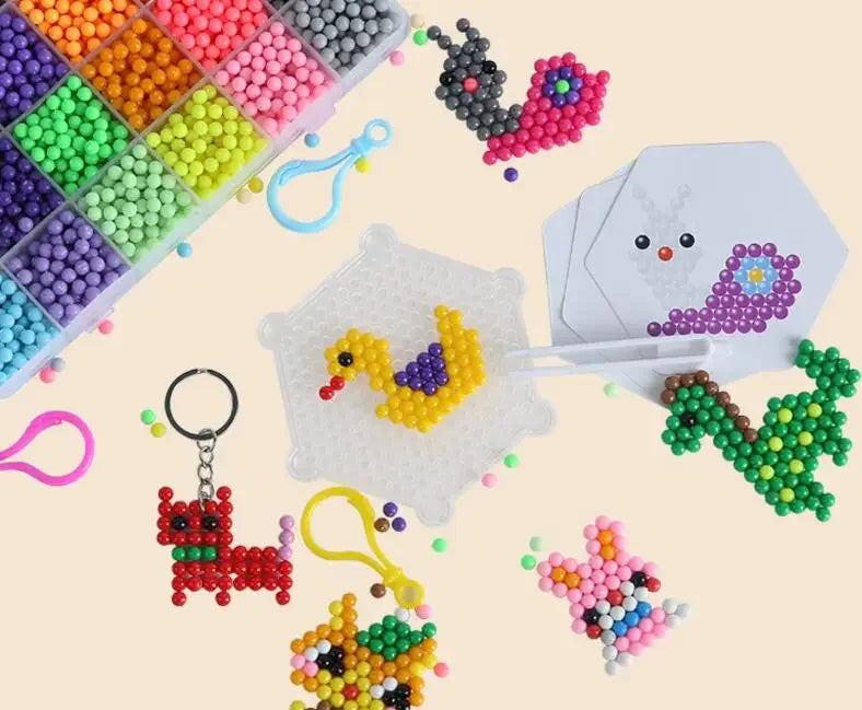 300Pcs 5mm Plastic Water Beads Educational Puzzle Toy for Children