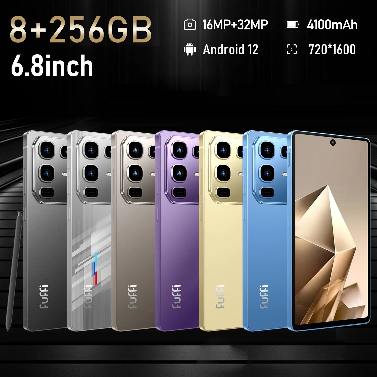 CowLost | s25-pro-smartphone-android-4100mah-12gb-ram-512g-rom-6-8-inch-phone |6