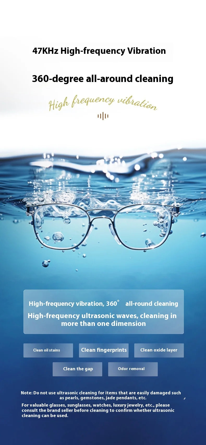 CowLost | product_id-homefish-mini-ultrasonic-cleaner-18w-for-glasses-jewelry-tableware-deep-cleaning |11