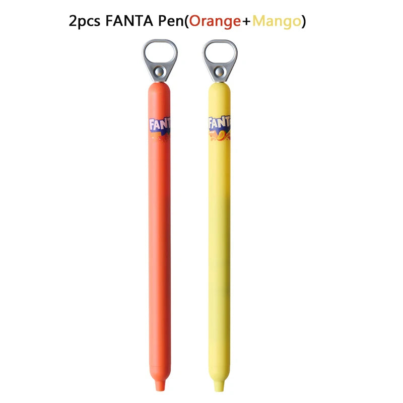 CowLost | product_id-kaco-fanta-collab-sprint-pop-up-0-5mm-black-gel-pen-side-knock-smooth-writing-stationery |40