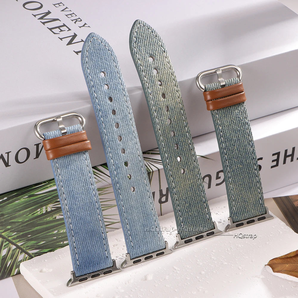 CowLost | denim-product_id-leather-strap-for-apple-watch-38-49mm-sailcloth-denim-band-compatible-with-series-5-10-se |4