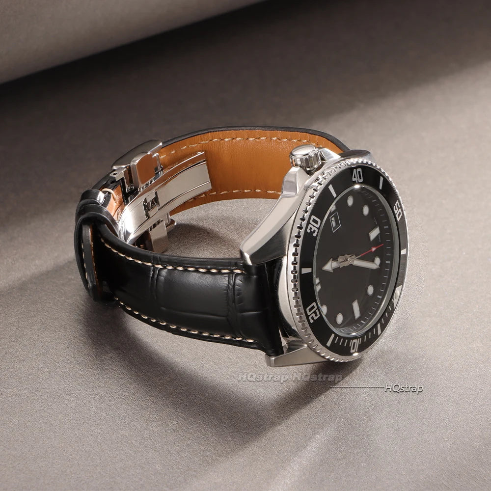 CowLost | watch-bands-product_id-cowhide-leather-watchband-for-longines-butterfly-buckle-18-22mm-replacement-strap |5