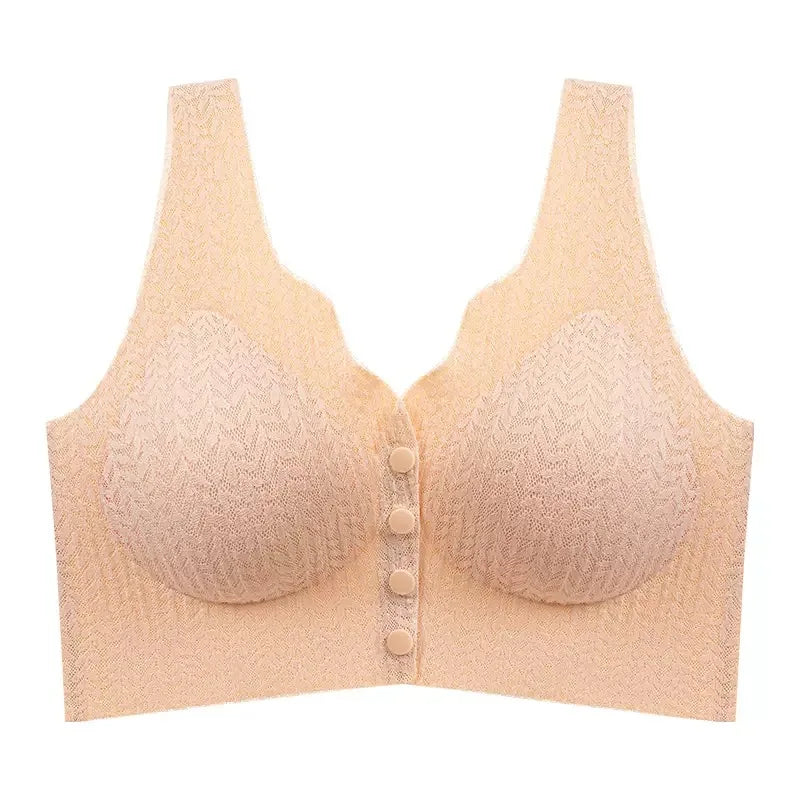 CowLost | product_id-plus-size-seamless-nursing-bra-with-front-buckle-thin-mold-cups-anti-sagging-support |11