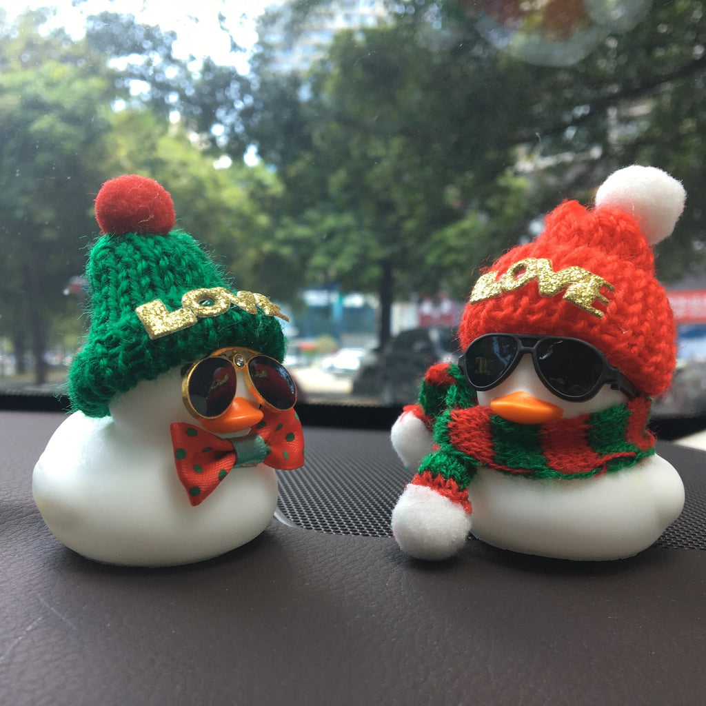 CowLost | product_id-1-set-rubber-duck-graduation-car-rearview-mirror-decoration |2
