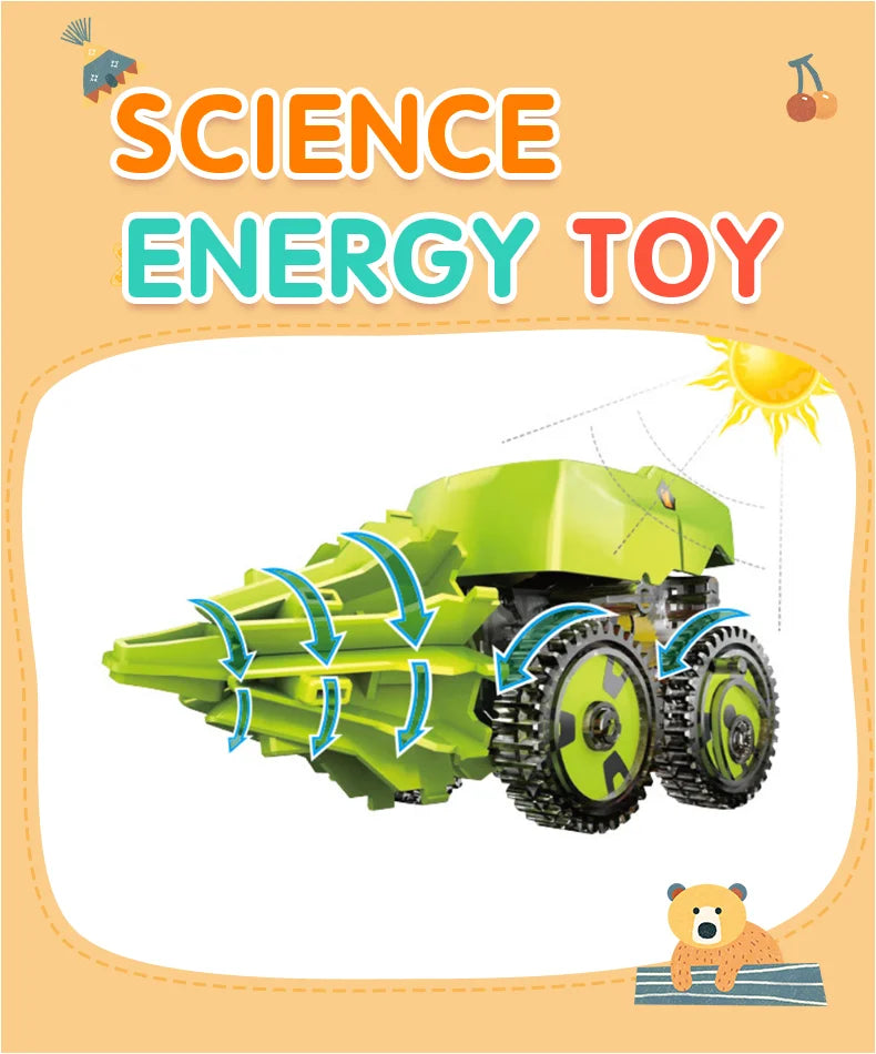 Dinosaur Solar Powered STEM DIY Robot Science Toy Kit for Kids