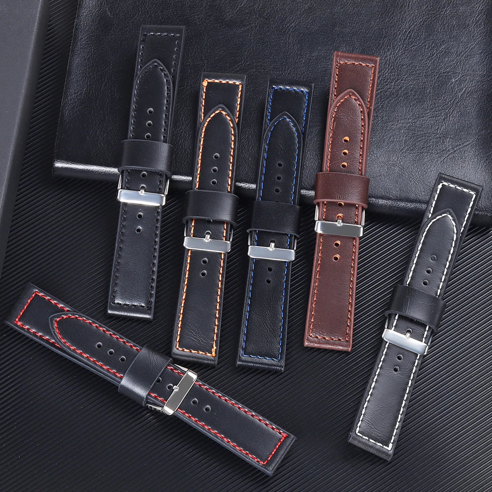 CowLost | product_id-genuine-leather-universal-watch-strap-for-rolex-square-buckle-18-20-22-24mm-unisex |14